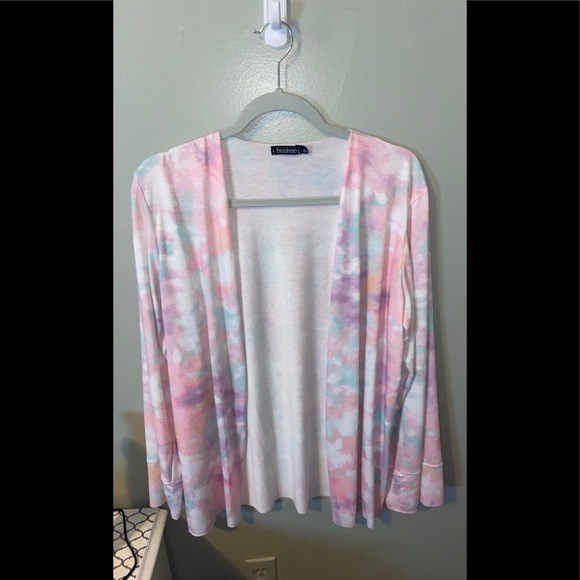 Tie Dye Kimono - BOOHOO - Picture 2 of 6